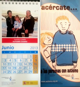 Calendario de la CAE más el tríptico de información sobre los TEA