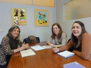 De izda. a dcha.: Botín, Áriz y Rodríguez. ( ampliar imagen ) 