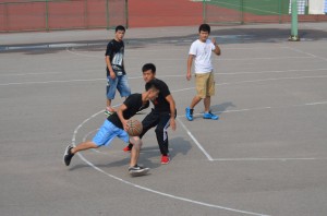 Jugando a basket