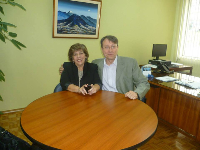 Con Ligia Noboa de Entra en mi Mundo