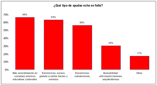 Fuente: Encuesta Fundación Adecco a familias con personas con discapacidad