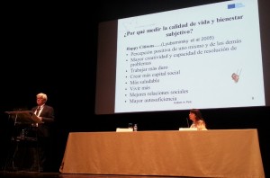 RIchard Mills durante su intervención