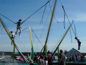 Trampolin tipo bungee 