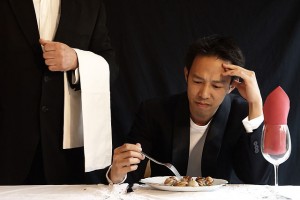 comiendo