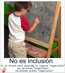 no es inclusion si